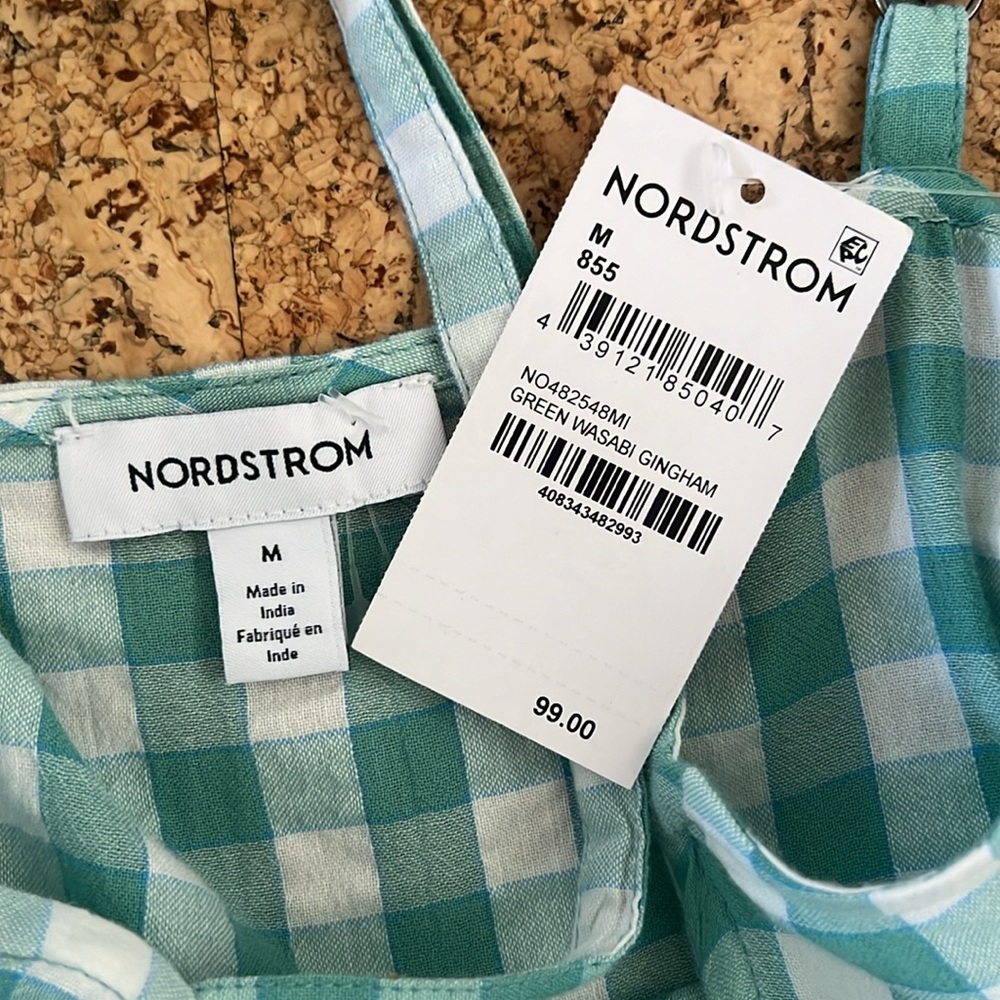 NORDSTROM gingham jumpsuit - Picture 4 of 5